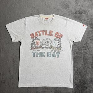 Battle of The Bay Giants vs Athletics A's Retro Shirt Homage Adult S Baseball T